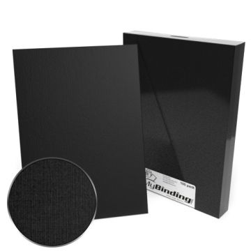 A4 Size Linen Binding Covers in black, showcasing a textured finish and professional look for document binding.