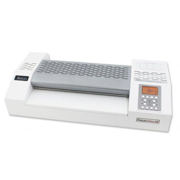 Akiles Prolam Ultra X6 Pouch Laminator with digital display and a sleek, compact design for professional laminating tasks.