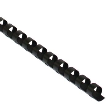 Black Plastic Binding Combs for organizing and securing documents in a neat, professional manner.