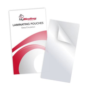 Clear and durable Extra Circulation 3-15/16" x 6-7/8" Pouches for professional-quality laminating needs.