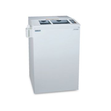 The Formax FD 8730HS Level 6 Cross-Cut Paper and Optical Media Shredder, a compact, high-security shredding machine designed for efficient destruction of sensitive documents and optical media.