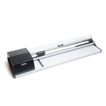 The RotaTrim 61 PowerTech Electric Rotary Cutter, a professional-grade cutting tool with an automated rotary blade for precision trimming.