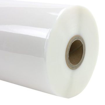 A roll of GBC Ultima 65 Standard Laminating Film with a smooth, glossy finish.