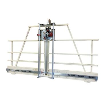 Safety Speed H4 Full-Sized 50" Vertical Panel Saw designed for precise, space-saving cutting of large panels.