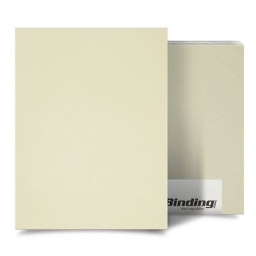 Ivory 35mil Sand Poly Binding Covers, featuring a smooth, light beige surface designed for durable and professional document protection.