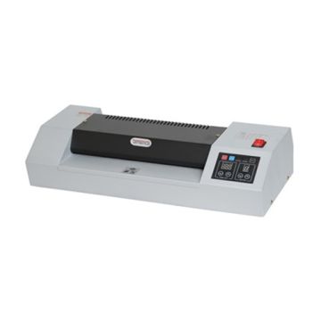 The Tamerica / Tashin TCC6000 13" Professional Photo Laminator, a heavy-duty laminating machine with a digital control panel and durable design.