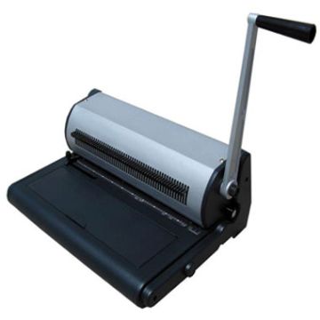Tamerica TCC-SP41 Spiral Coil Binding Machine with a manual handle for binding documents.