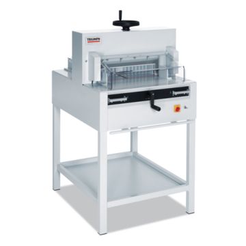 Triumph 4815 18.625" Electric Paper Cutter With Digital Display featuring a sturdy design and precise cutting capabilities.
