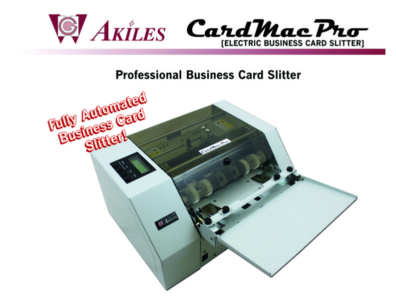 We’ve Got the New CardMac Pro Electric Business Card Slitter! 