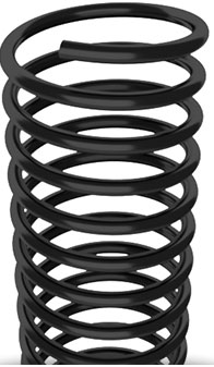 BLACK 4:1 PITCH PLASTIC SPIRAL BINDING COIL