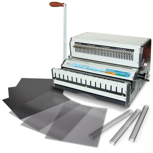 AKILES WIREMAC PROFESSIONAL 3:1 WIRE BINDING STARTER KIT WITH SUPPLIES AND COVERS