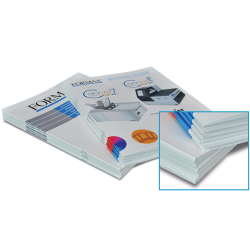 Professional square spine booklets with glossy covers