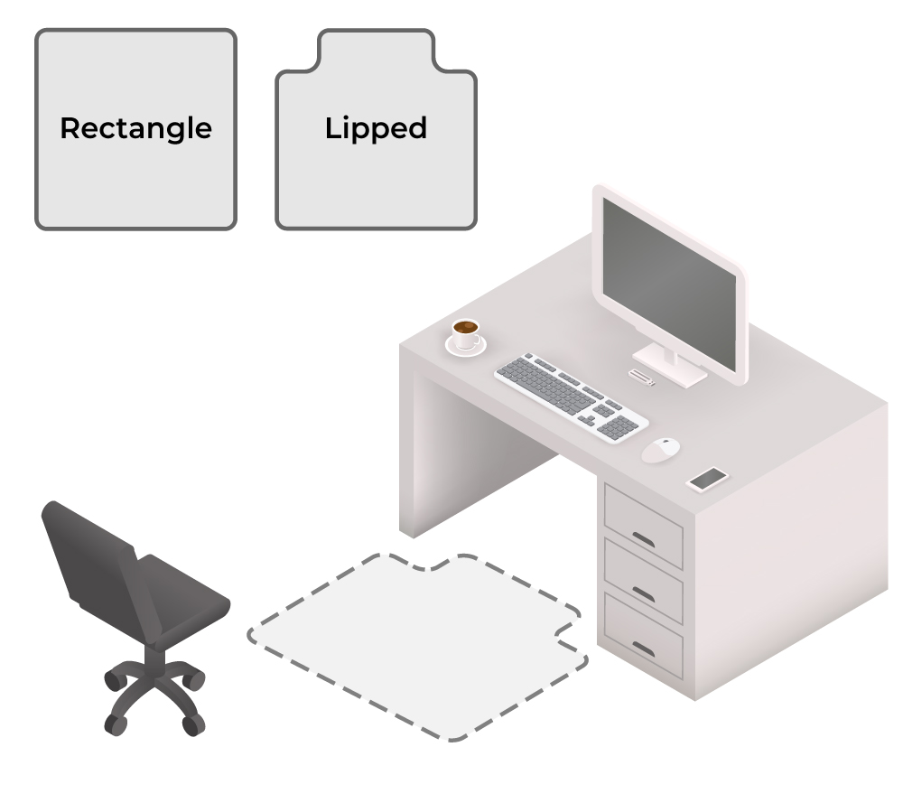 Char Mat Shapes - Lipped vs Rectangular