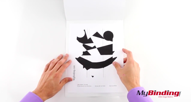 Document printed with laser printer for foiling