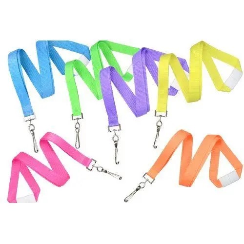 Assorted colors of lanyards