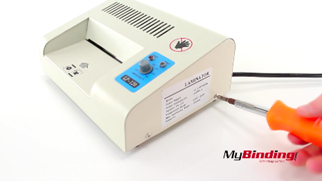 Opening up a laminator