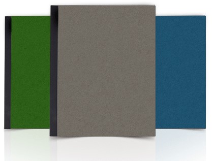 Assorted colors of poly binding covers