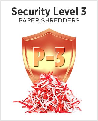 Level 3 Security Paper Shredders - P-3