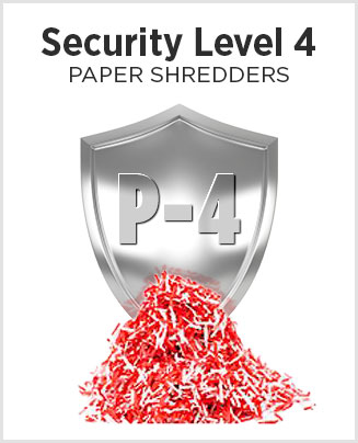 Level 4 Security Paper Shredders - P-4