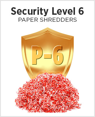 Level 6 Security Paper Shredders - P-6