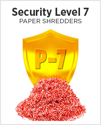 Level 7 Security Paper Shredders - P-7