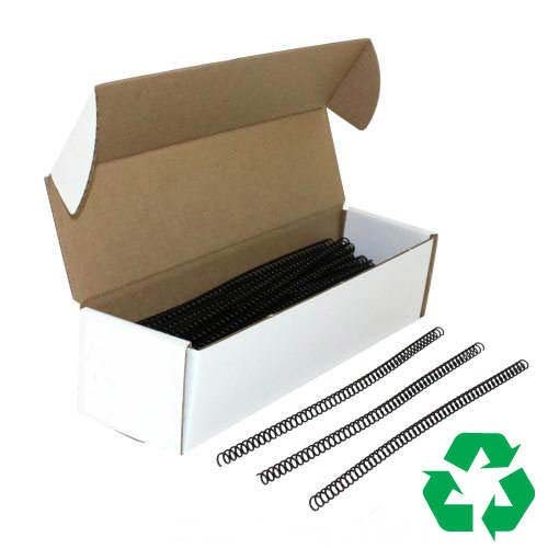 Black Eco-Coil 4:1 Recycled Spiral Binding Coils