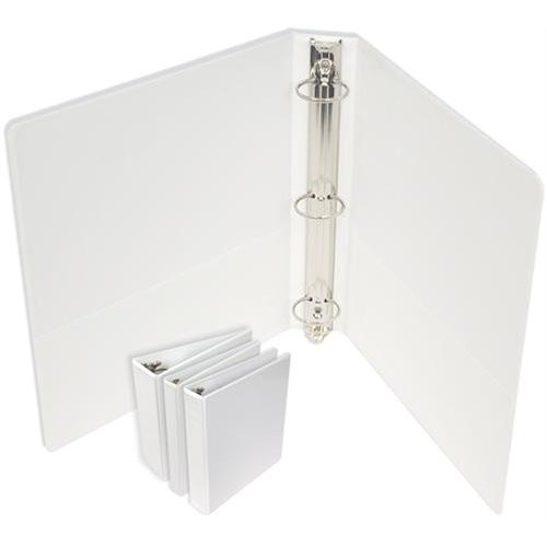 Standard White Round Ring Clear View Binder